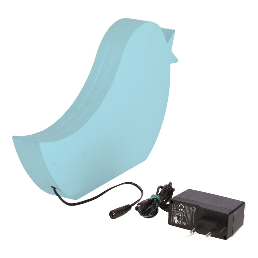 LED Laste lamp BIRD LED/12W/230V sinine