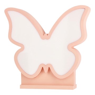 LED Laste laualamp BUTTERFLY LED/14W/230V roosa