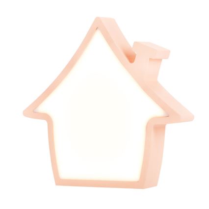 LED Laste laualamp HOUSE LED/10W/230V roosa