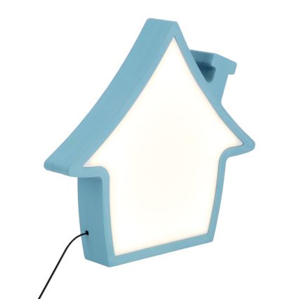 LED laste laualamp HOUSE LED/10W/230V sinine