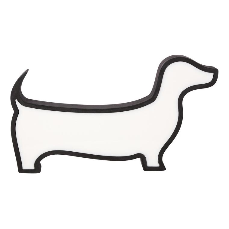 LED laste lauavalgusti DOG LED/12W/230V must