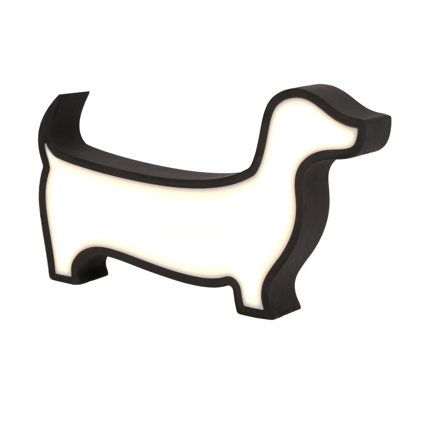 LED laste lauavalgusti DOG LED/12W/230V must