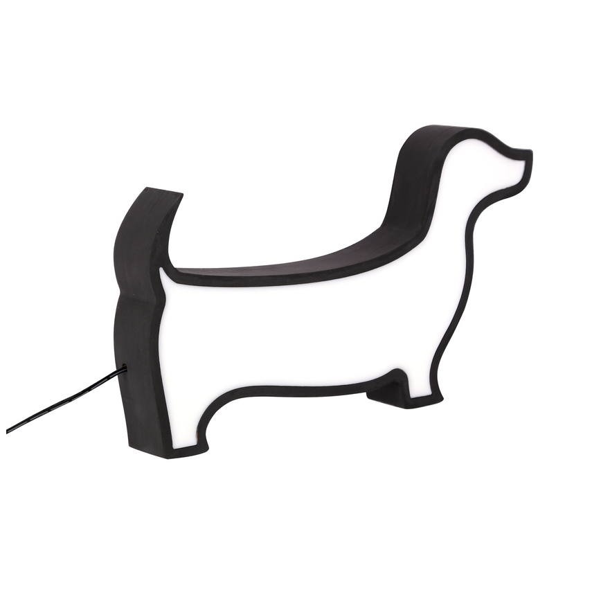 LED laste lauavalgusti DOG LED/12W/230V must