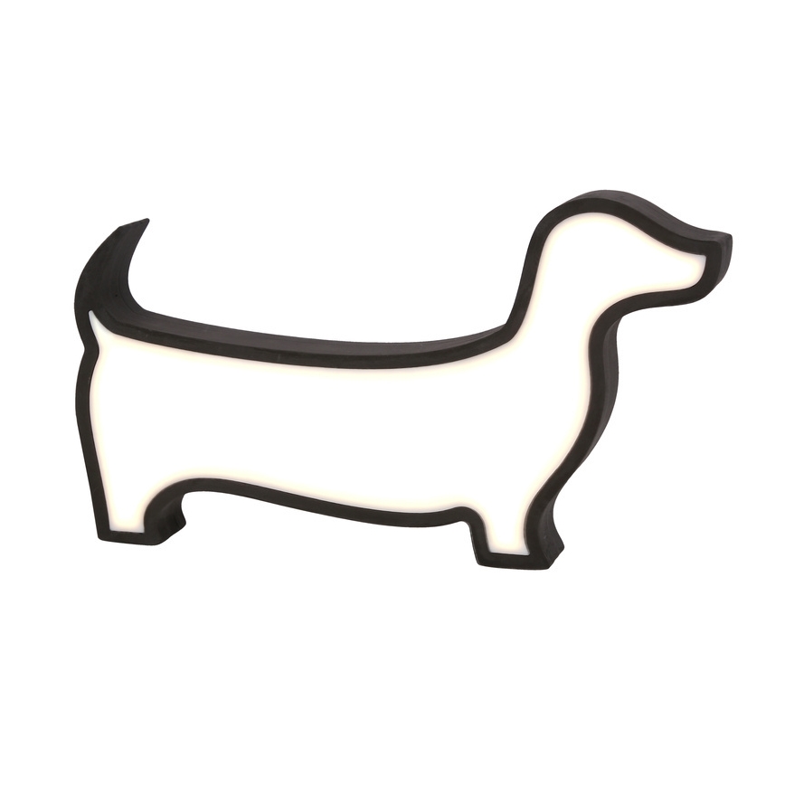 LED laste lauavalgusti DOG LED/12W/230V must