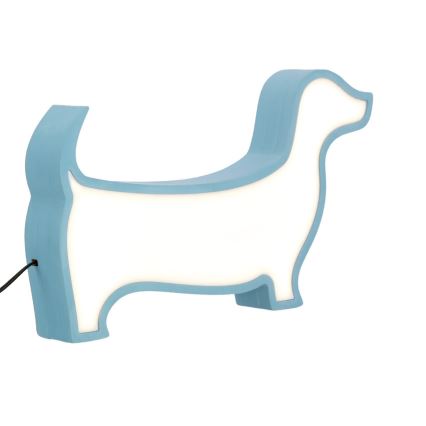 LED Laste laudlamp DOG LED/12W/230V sinine