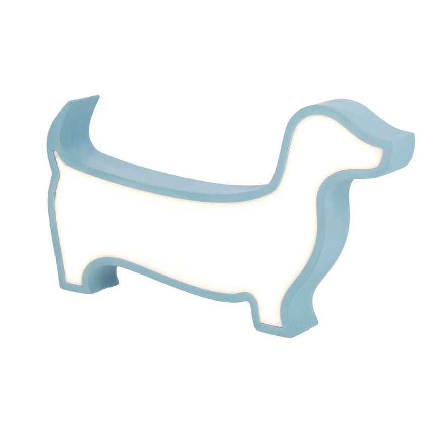 LED Laste laudlamp DOG LED/12W/230V sinine