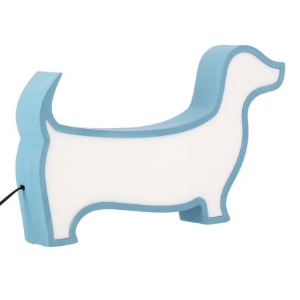 LED Laste laudlamp DOG LED/12W/230V sinine