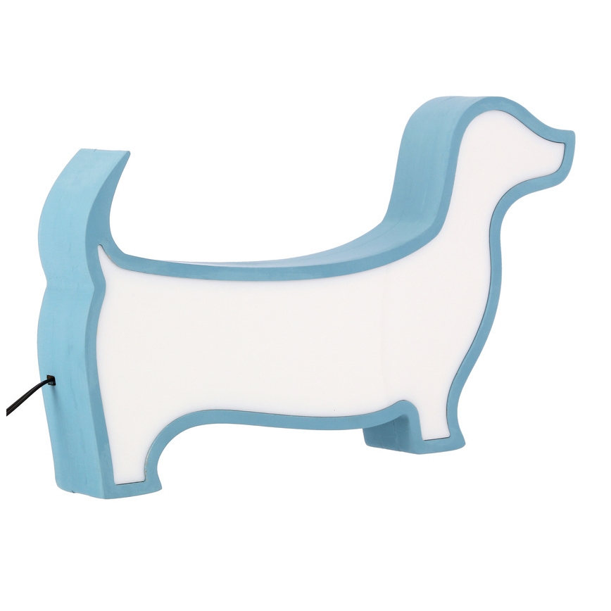 LED Laste laudlamp DOG LED/12W/230V sinine