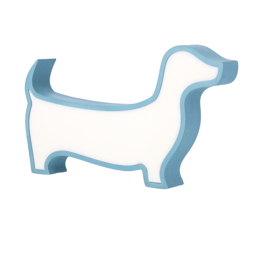 LED Laste laudlamp DOG LED/12W/230V sinine