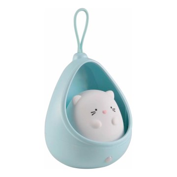 LED Laste orientatsioon hele anduriga KITTY LED/0,5W/5V USB 1200 mAh sinine