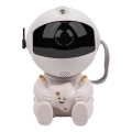 LED lasteprojektor 230V astronaut 12,5 cm + kaugjuhtimispult