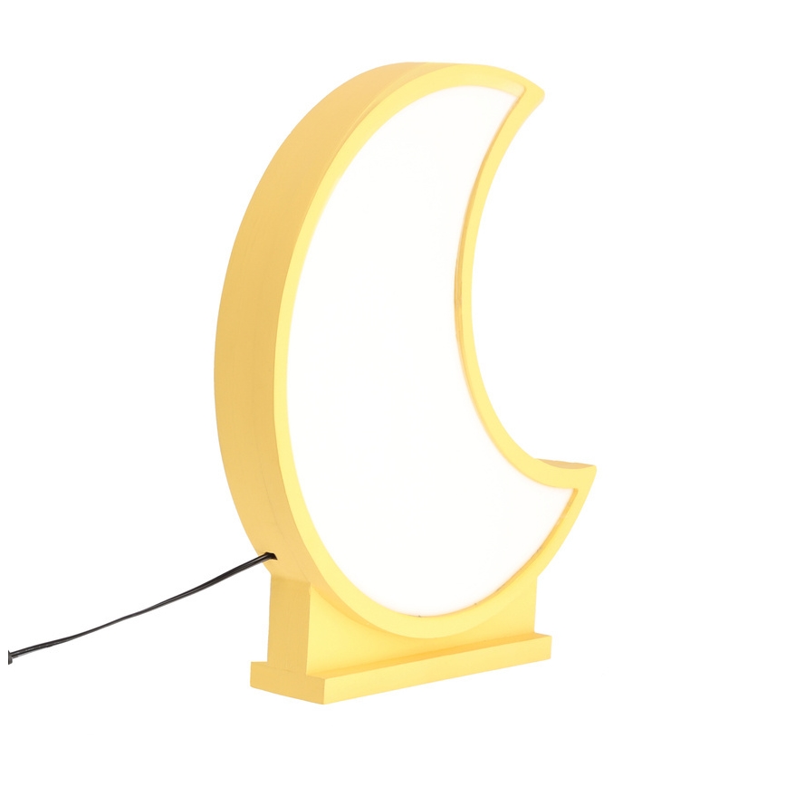 LED Lastevalgusti MOON LED/12W/230V kollane
