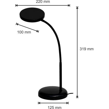 LED Laualamp ANITA LED/6W/230V