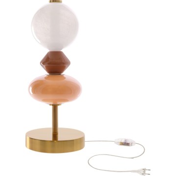 LED laualamp FLORES LED/10W/230V kuldne/oranž/pruun