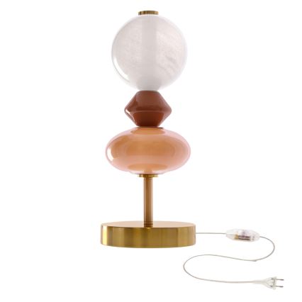 LED laualamp FLORES LED/10W/230V kuldne/oranž/pruun