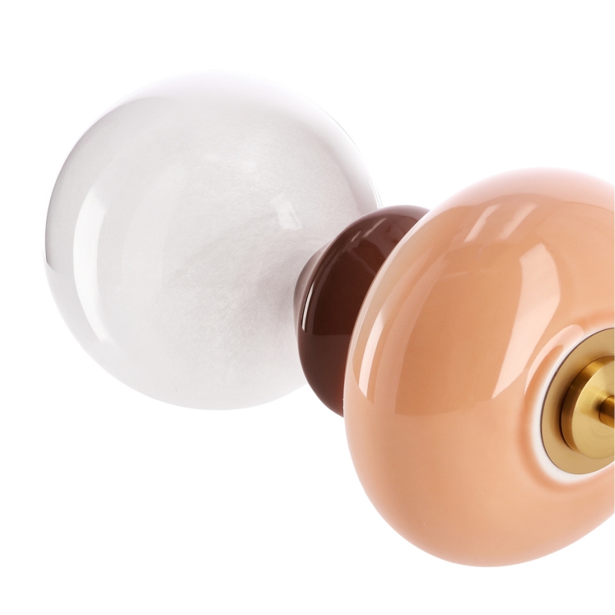 LED laualamp FLORES LED/10W/230V kuldne/oranž/pruun