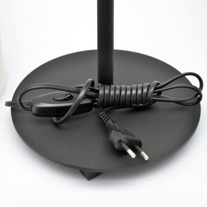 LED Laualamp HELEN 1xE27/15W/230V kreem/must/kuldne