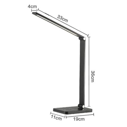 LED Laualamp juhtmevaba laadijaga LED/10W/230V 3000/4000/4500/5000/6000K matt kroom