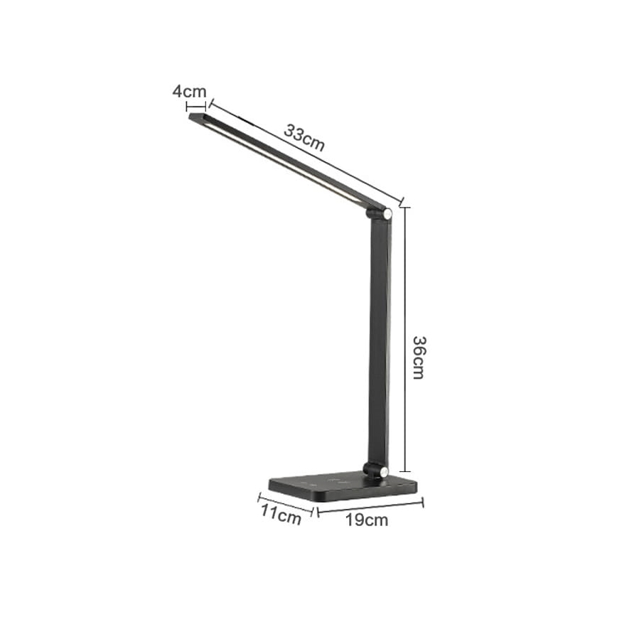 LED Laualamp juhtmevaba laadijaga LED/10W/230V 3000/4000/4500/5000/6000K matt kroom