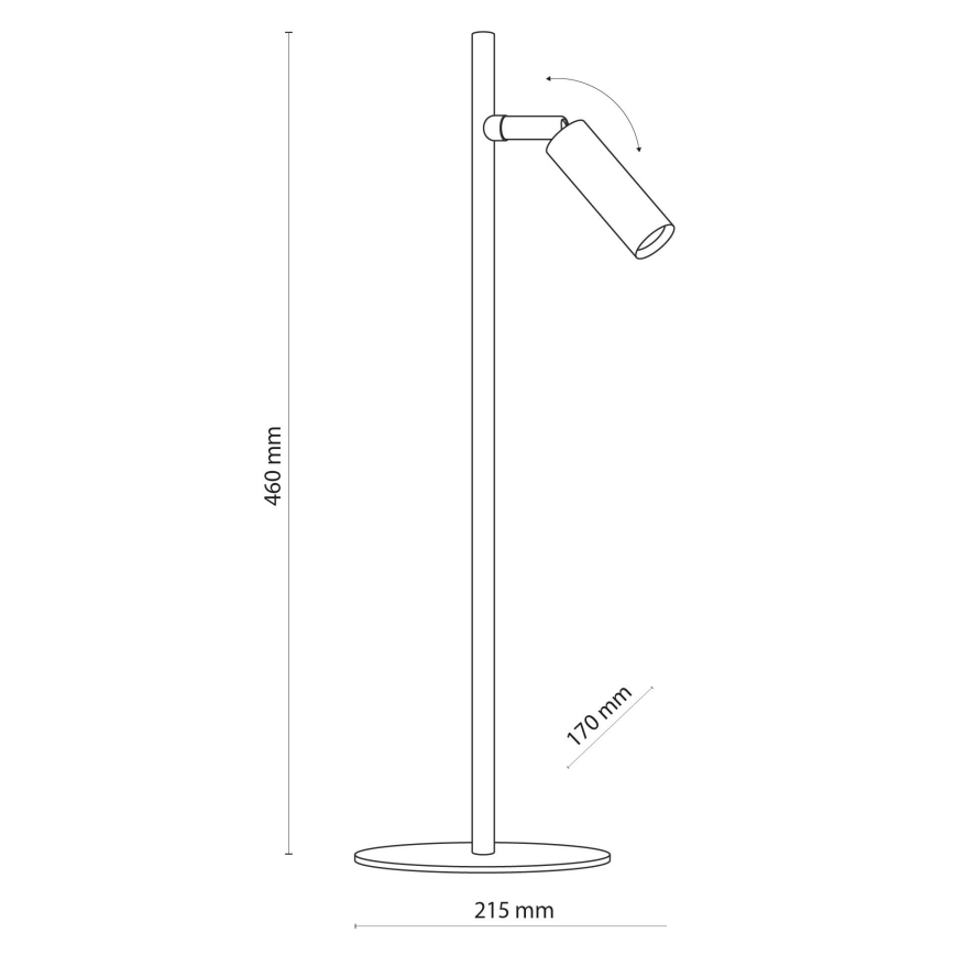 LED Laualamp LAGOS 1xG9/6W/230V 4000K valge