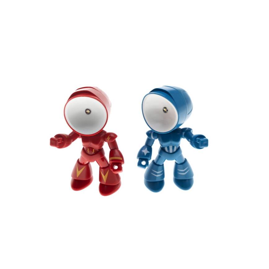 LED laualamp LED/0,06W/3xLR41 robot sinine