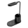LED Laualamp LED/3W/5V juhtmevaba laadijaga must