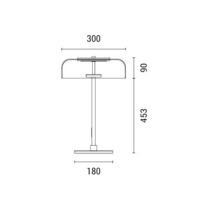 LED Laualamp LED/8W/230V 3000K