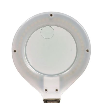 LED Laualamp luubiga LED/6,5W/230V valge