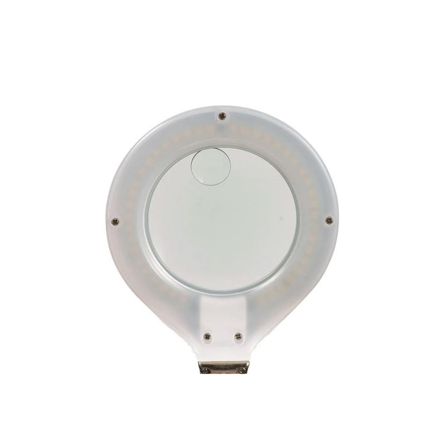 LED Laualamp luubiga LED/6,5W/230V valge