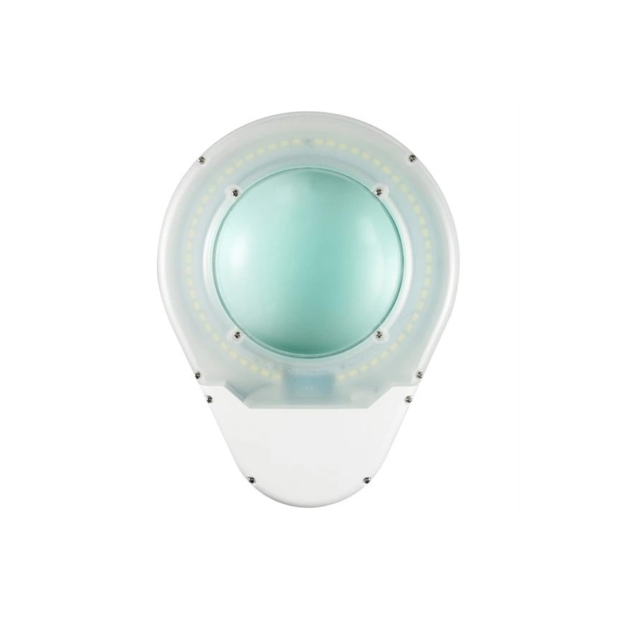 LED Laualamp luubiga LED/9W/230V valge
