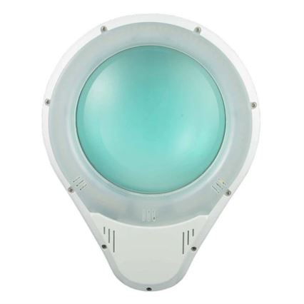 LED Laualamp luubiga LED/9W/230V valge