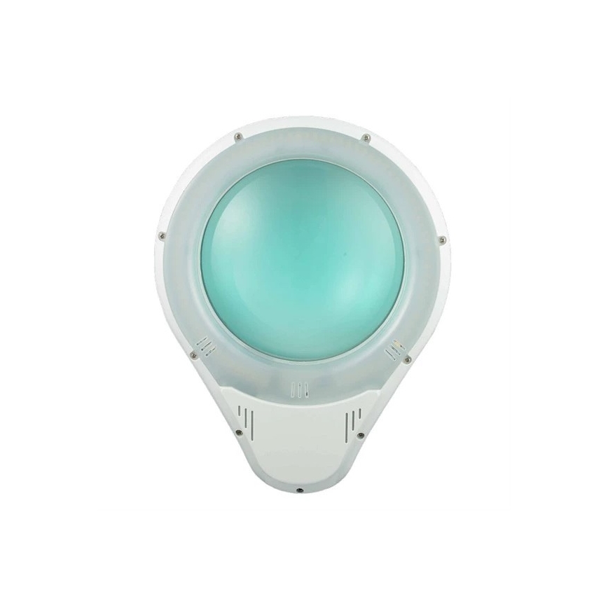LED Laualamp luubiga LED/9W/230V valge