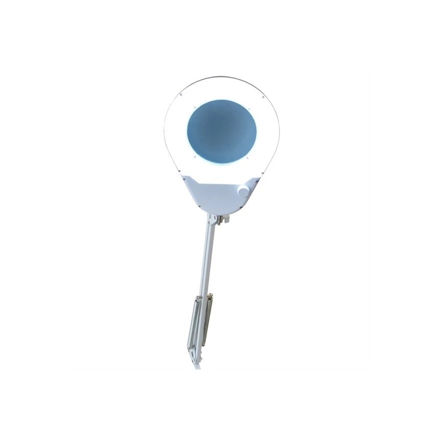LED Laualamp luubiga LED/9W/230V valge/läikiv kroom