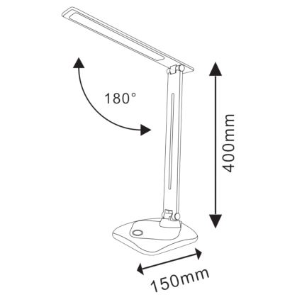 LED Laualamp TOLEDO LED/8W/230V