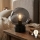 LED lauavalgusti JIMMY 1xE27/60W/230V antratsiit/suitsune must