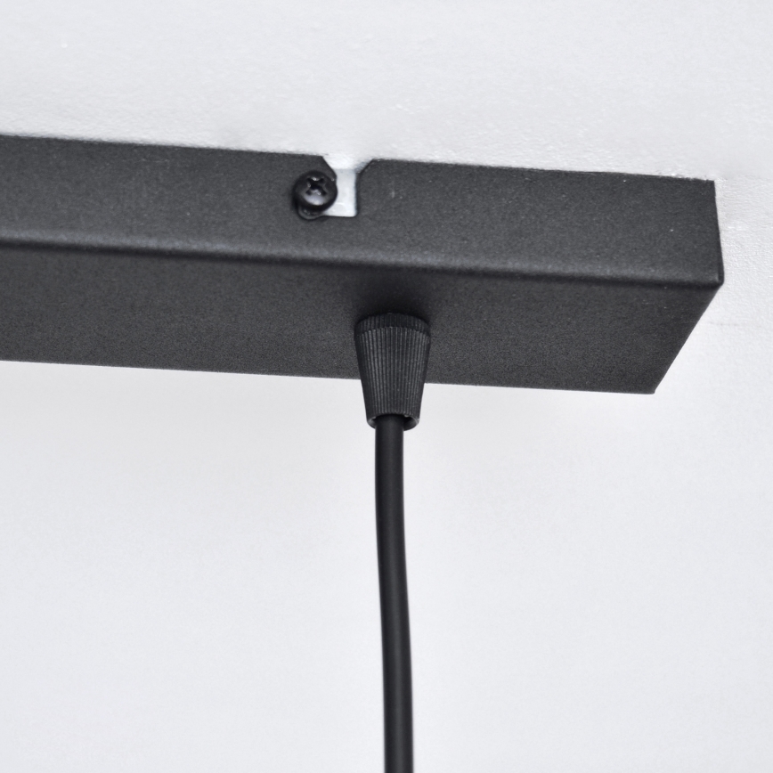 LED LED Lühter VOLTA 2xE27/15W/230V must/kuldne