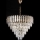 LED Lühter 11xE27/60W/230V + 7xLED/6W d. 60 cm kuldne