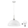 LED Lühter 1xE27/60W/230V valge