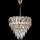LED Lühter 7xE27/60W/230V + 4xLED/6W d. 40 cm kuldne