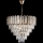 LED Lühter 9xE27/60W/230V + 6xLED/6W d. 50 cm kuldne