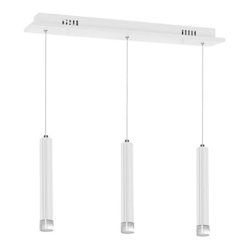 LED Lühter ALBA 3xLED/15W/230V valge