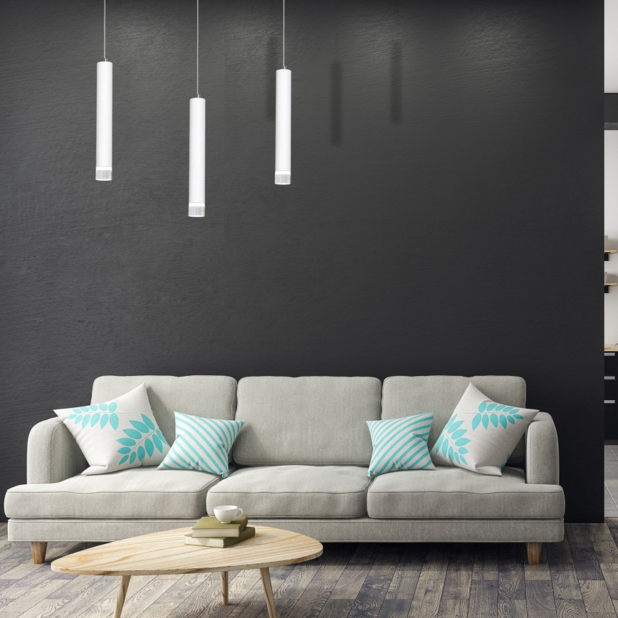 LED Lühter ALBA 3xLED/15W/230V valge