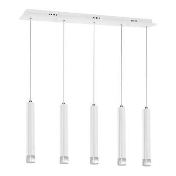 LED Lühter ALBA 5xLED/25W/230V valge