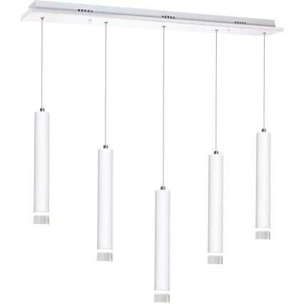 LED Lühter ALBA 5xLED/25W/230V valge