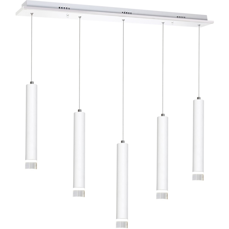 LED Lühter ALBA 5xLED/25W/230V valge