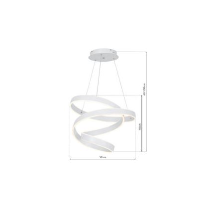 LED Lühter ANDROMEDA LED/45W/230V