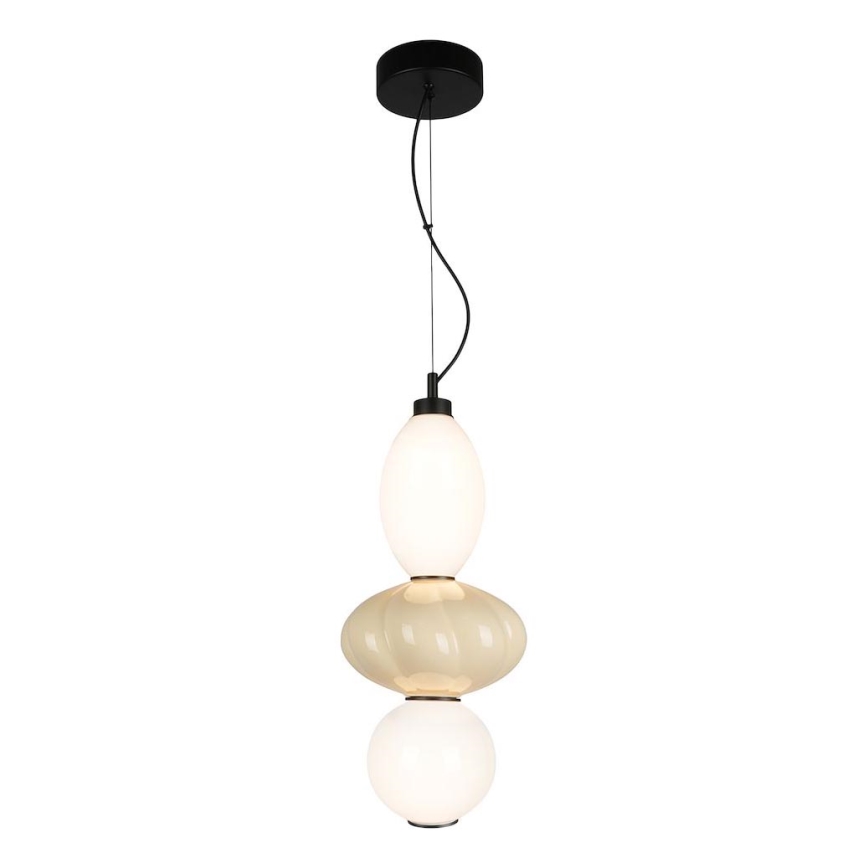 LED Lühter ASCOLI LED/18W/230V d. 20 cm beež