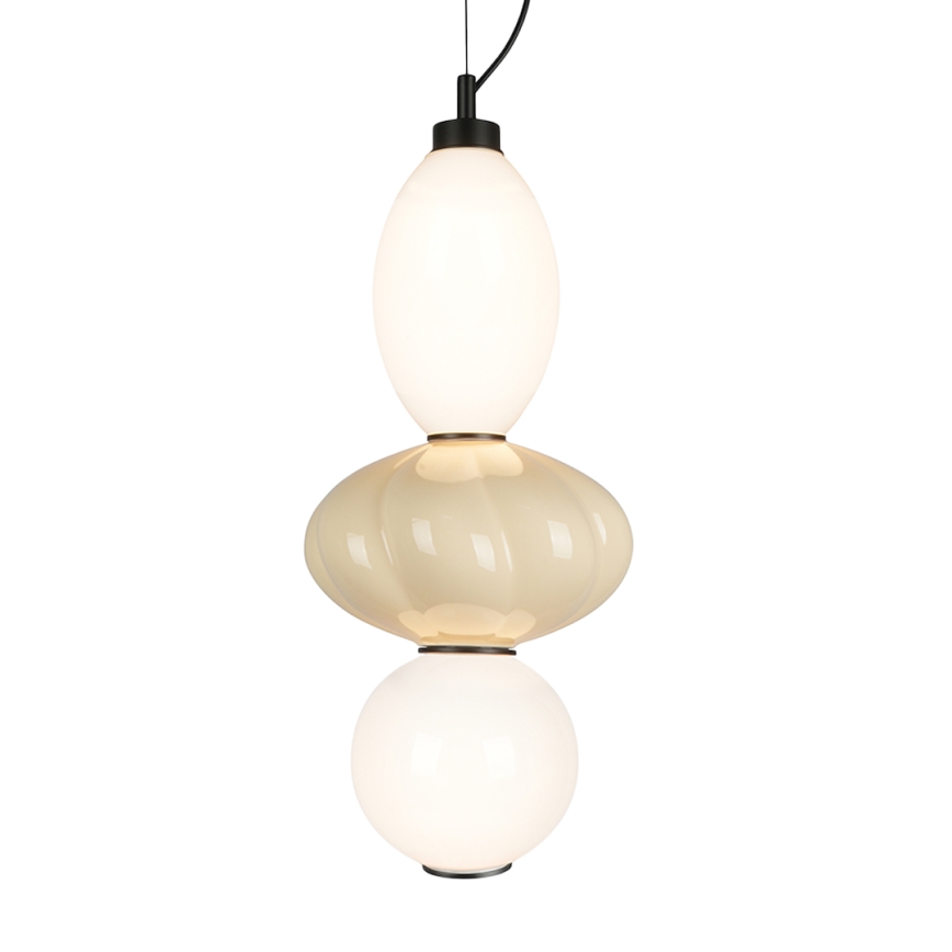 LED Lühter ASCOLI LED/18W/230V d. 20 cm beež
