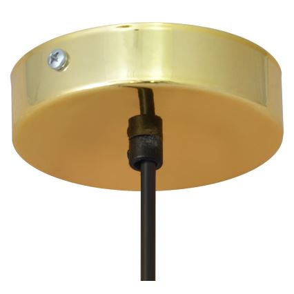 LED Lühter BARS 1xGU10/4,8W/230V must/kuldne