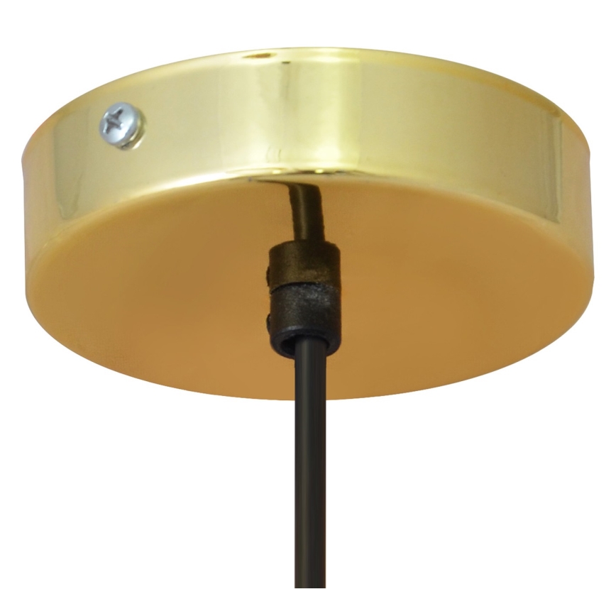 LED Lühter BARS 1xGU10/4,8W/230V must/kuldne